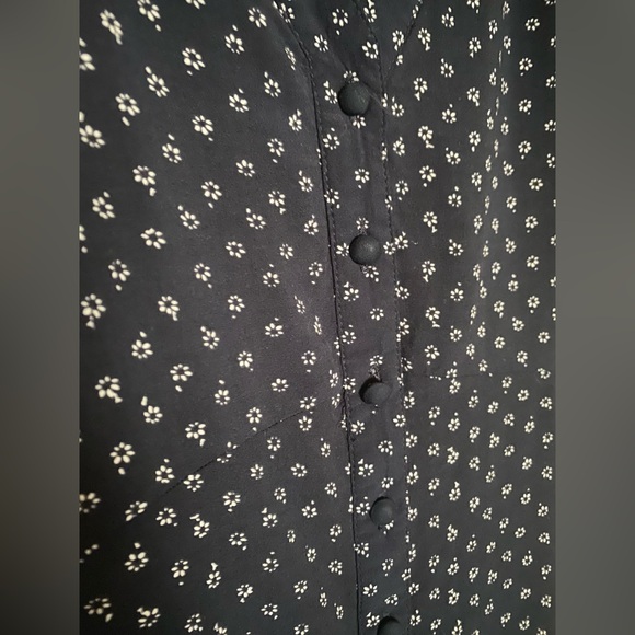 Abercrombie & Fitch Women’s Blue and White Floral Mini Dress Size Small - Picture 3 of 3